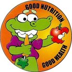 Good Nutrition Good Health Sticker Rolls - Standard