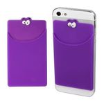 Goofy (TM) Silicone Mobile Device Pocket - Purple