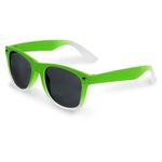 Gradient Frame Sunglasses - Green-lime
