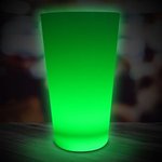 Green LED Light Up Drinking Neon Look 16 oz Pint Glass - Green