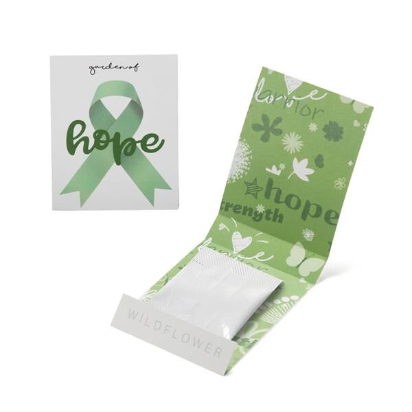 Main Product Image for Green Ribbon Garden of Hope Seed Matchbook