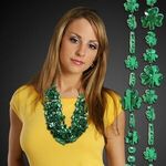 Buy Green Shamrock Beaded Necklace