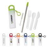 Griffith 3-in-1 Metal Straw, Cutlery Set & Bottle Opener -  