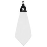 Grip Dry Waffle Golf Towel - White