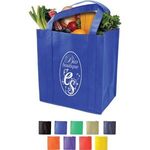Grocery Tote with Reinforced Base - Royal Blue
