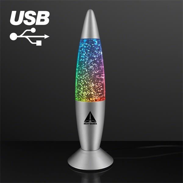 Main Product Image for Custom Printed Groovy Glitter Lamp USB Mood Light