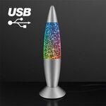 Groovy Glitter Lamp USB Mood Light -  