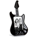 Guitar photo Frame - Black-silver