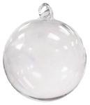 Hand Blown Glass Ornament - Clear