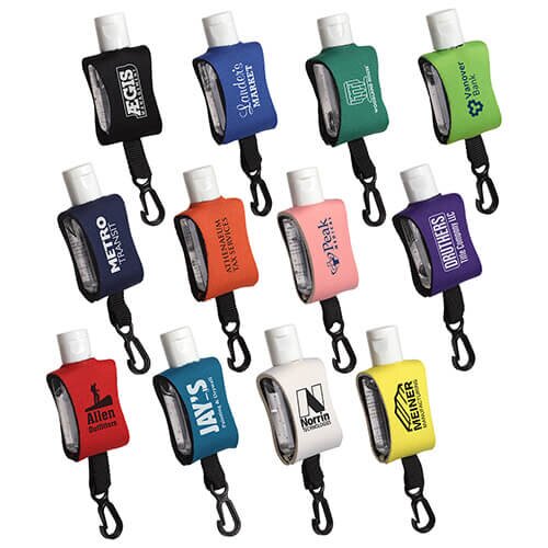 Main Product Image for Imprinted Hand Sanitizer Cozy Clip