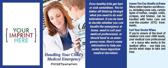 Main Product Image for Handling Your Child's Medical Emergency Pocket Pamphlet