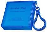 Handy Pack Sanitizing Wipes with Carabiner - Blue