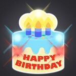 Happy Birthday Cake LED Pin Blinkies