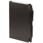 Hard Cover Notepad with Pen - Black