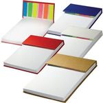 Hard Cover Sticky Flag Jotter Pad -  