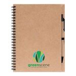 Buy Custom Printed Hawken - Recycled Journal & Kraft Pen Set