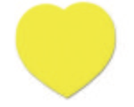 Health & Happiness Heart Jar Opener - Yellow 7405u