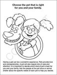 Healthy Pets are Happy Pets Coloring and Activity Book -  