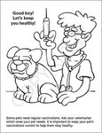 Healthy Pets are Happy Pets Coloring Book Fun Pack -  