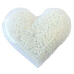 Heart Gel Bead Hot/Cold Packs - White