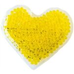 Heart Gel Bead Hot/Cold Packs - Yellow