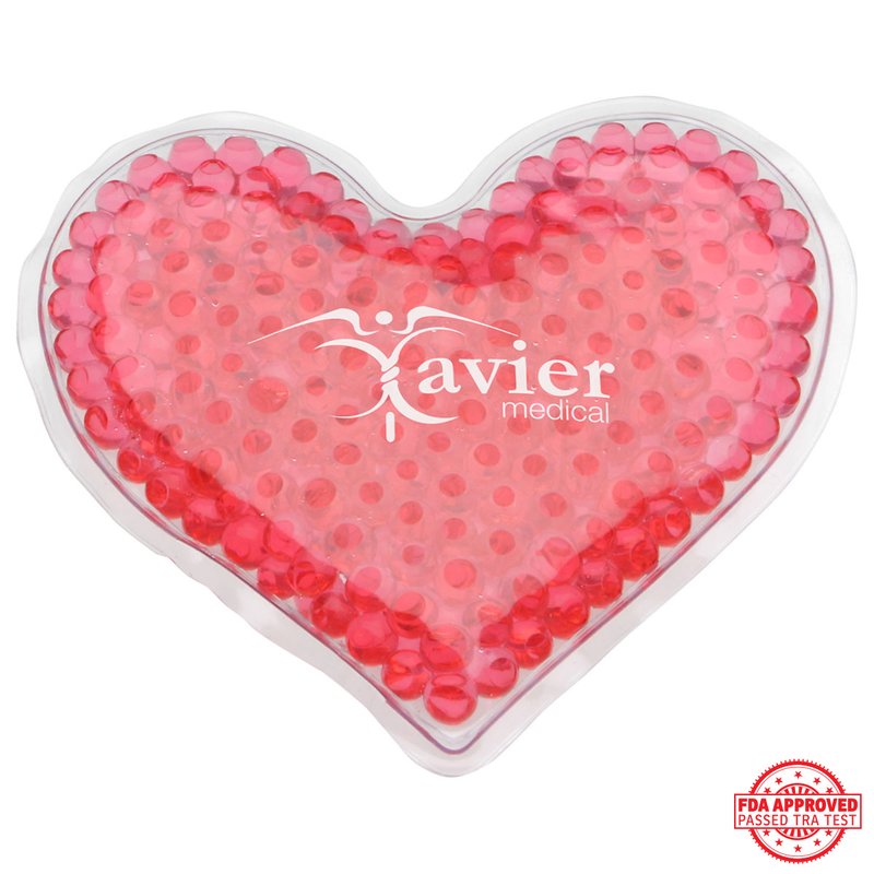 Main Product Image for Custom Printed Heart Gel Hot / Cold Pack (Fda Approved, Passed T