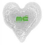 Heart Gel Tekbeads Hot/Cold Pack - Clear