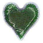 Heart Gel Tekbeads Hot/Cold Pack - Green