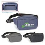 Buy Custom Printed Heathered Fanny Pack 3 pockets