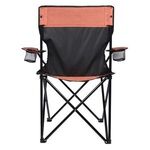 HEATHERED FOLDING CHAIR WITH CARRYING BAG -  