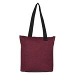 HEATHERED FUN TOTE BAG -  