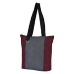 HEATHERED FUN TOTE BAG -  