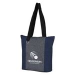 HEATHERED FUN TOTE BAG -  