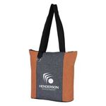 HEATHERED FUN TOTE BAG -  