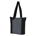 HEATHERED FUN TOTE BAG -  