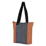 HEATHERED FUN TOTE BAG -  