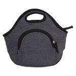 Heathered Neoprene Lunch Tote - Heather-dark-gray