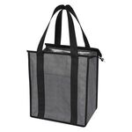 HEATHERED NON-WOVEN COOLER TOTE BAG -  