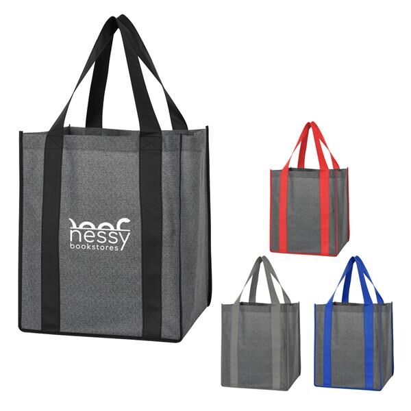 Main Product Image for Giveaway Heathered Non-Woven Shopper Tote Bag