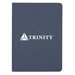 Heathered Padfolio - Navy Blue