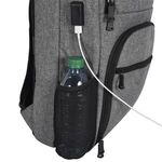 Heathered RFID Laptop Backpack 