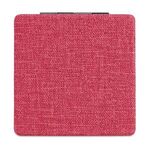 Heathered Square Mirror - Heather Red