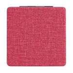 Heathered Square Mirror - Heather Red