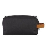 Heathered Toiletry Bag - Black