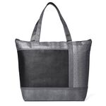 Hexagon Pattern Non-Woven Cooler Tote -  