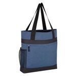 Hidden Zipper Outing Tote Bag -  