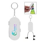 Hideaway 3-In-1 Charging Cable & Bottle Opener -  