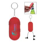 Hideaway 3-In-1 Charging Cable & Bottle Opener -  