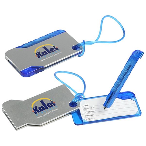Main Product Image for Custom Hideaway Luggage Tag And Pen