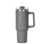 Hippo Lite Mug & Straw Lid with Twist Closure - 40 oz. - Gray